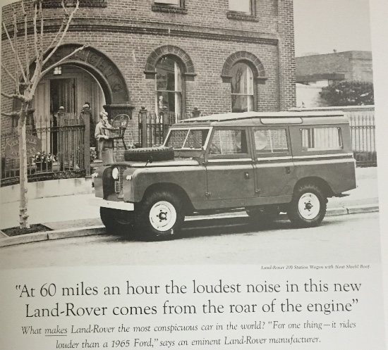Land Rover Advertisement